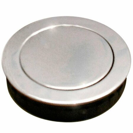 JAKO 52 mm Round Flush Pull with Spring Loaded Cover- Satin US32D - 630 Stainless Steel WFH110X50